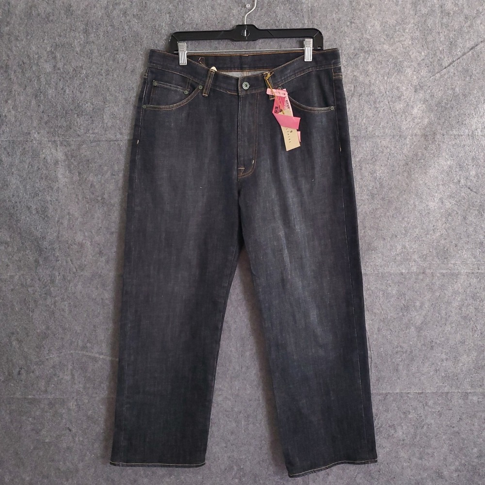Saltaire Huntington Jeans Womens Size 34x32 Bootcut Straight Leg Granite NWT New